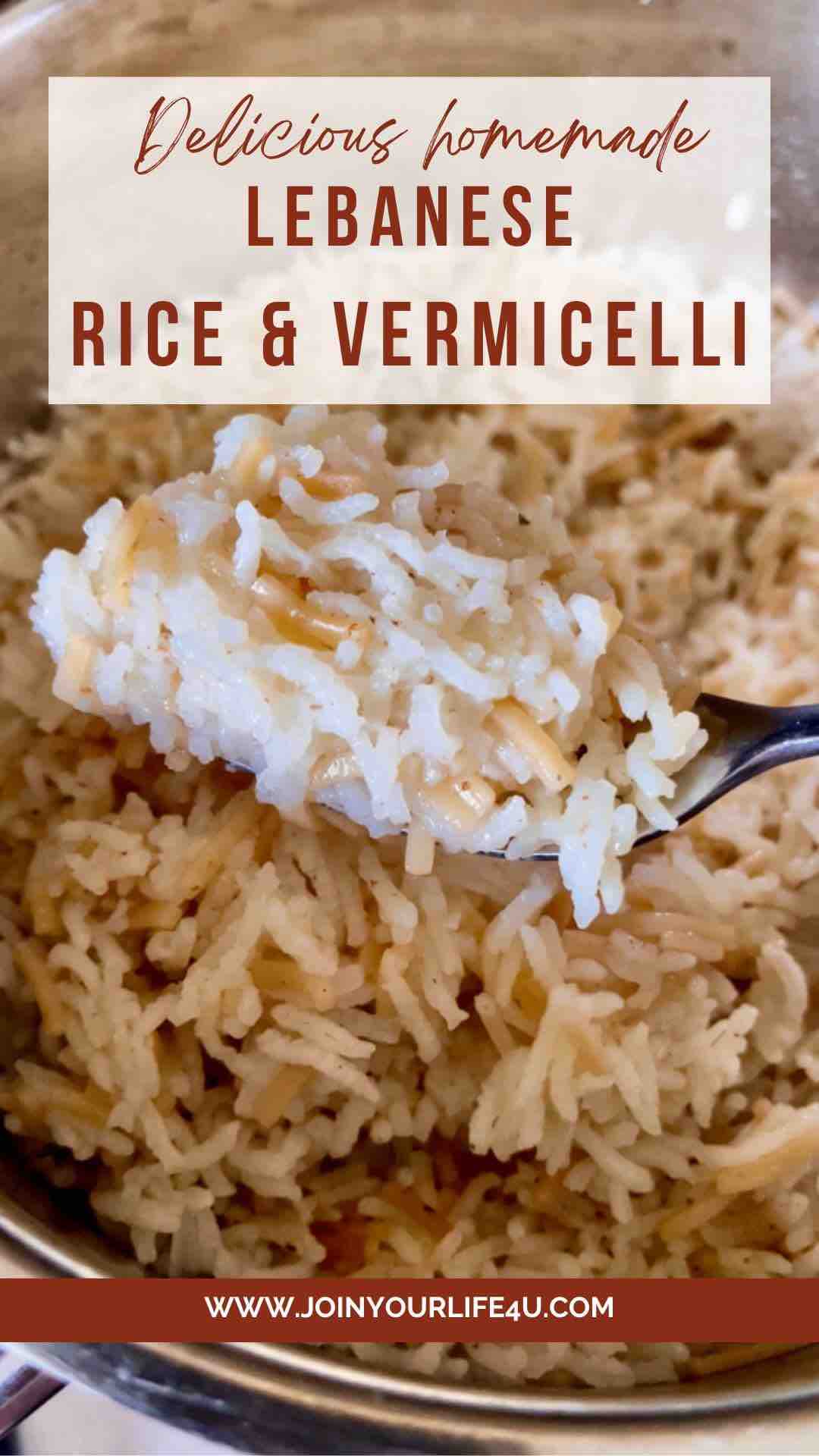 Lebanese rice with vermicelli 