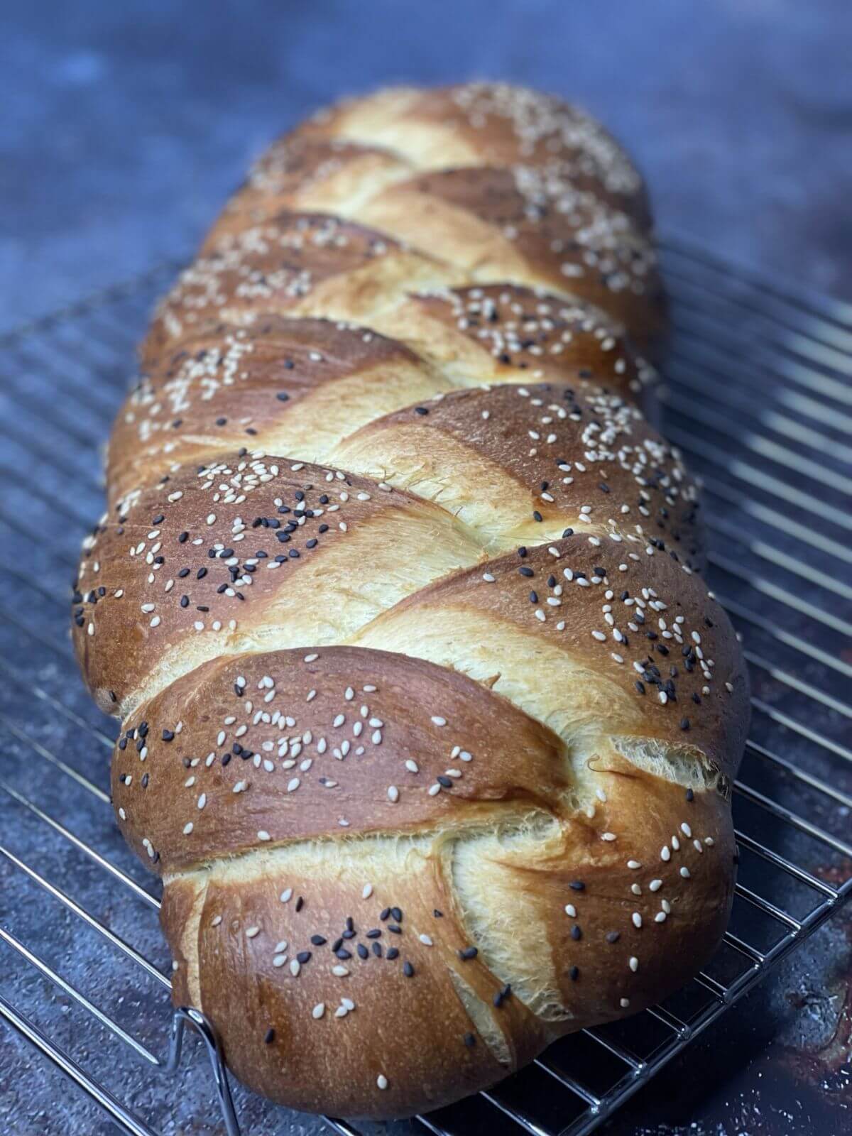 3 Strand Challah Bread