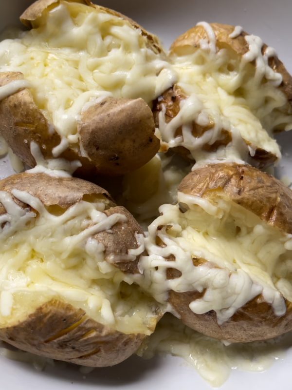 Cheese-Stuffed Baked Potatoes