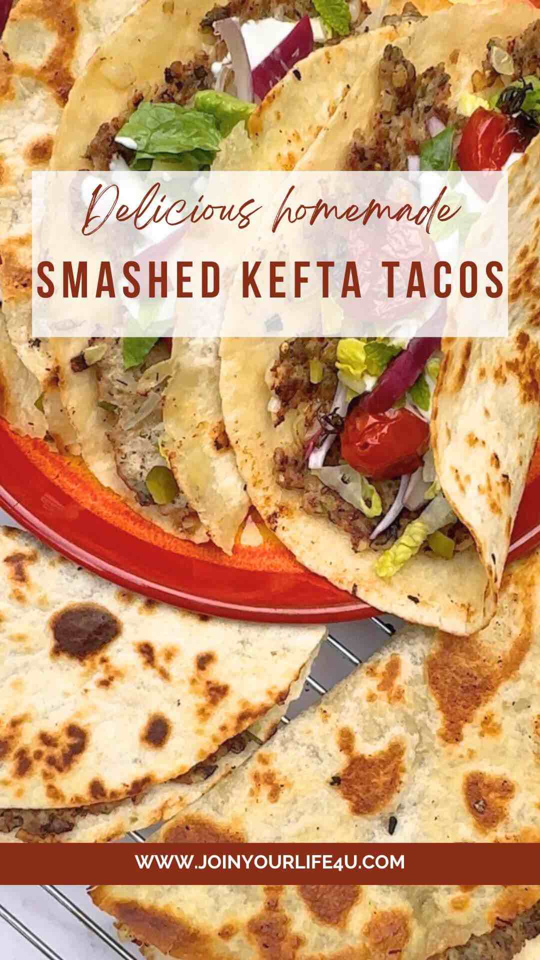Smashed Kefta Tacos