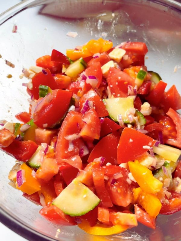 How to make Feta and Tomato Salad