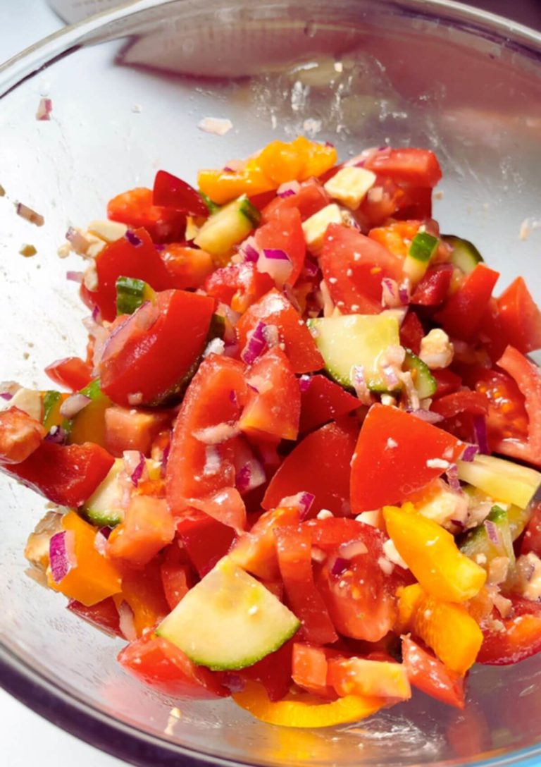 How to make Feta and Tomato Salad