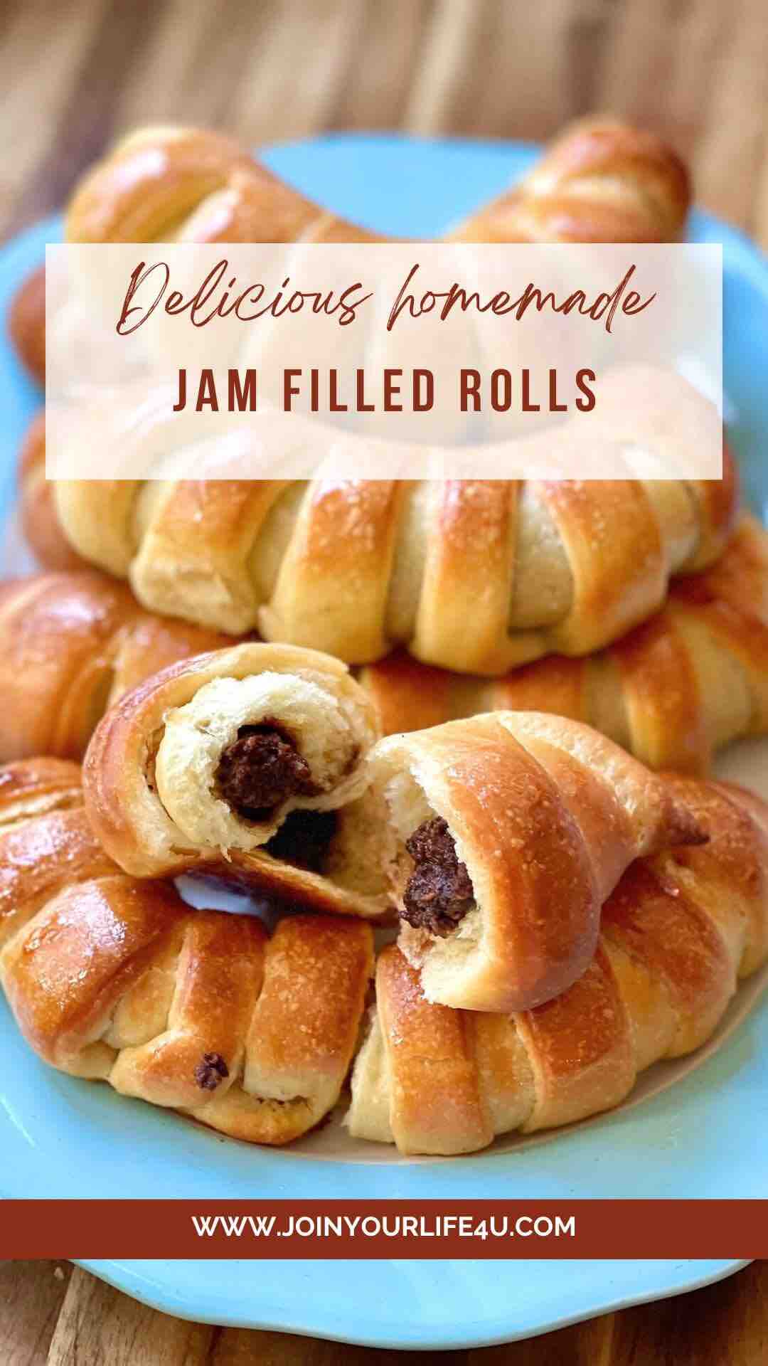 Jam Filled Rolls