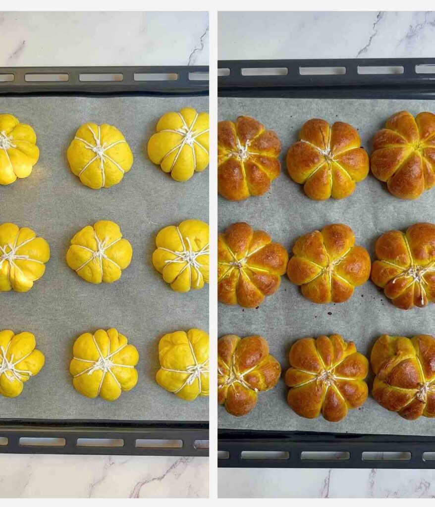 Shaping Bread Using String Pumpkin-Shaped Bread Rolls - JoinYourLife4U