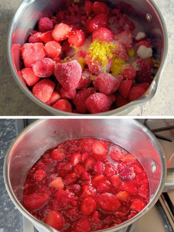 Raspberry Heart Shaped Cake - JoinYourLife4U