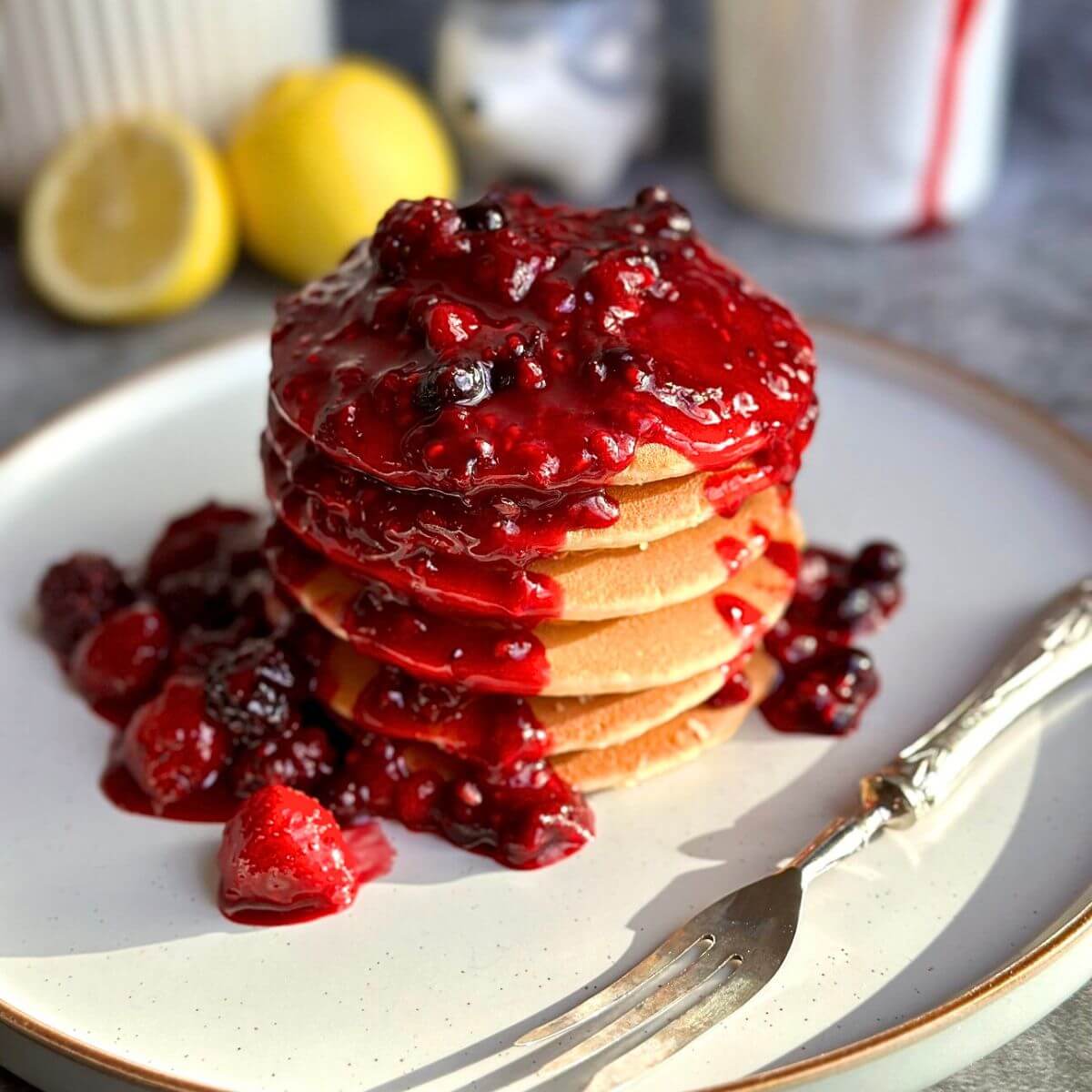 Quick Berry Sauce for Pancakes, Ice Cream & More (4-Ingredient!)
