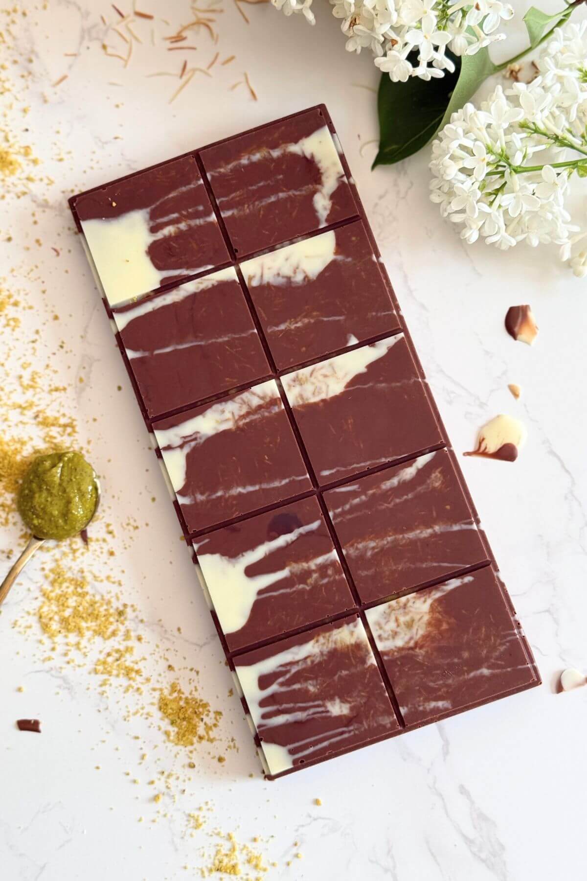 Dubai Chocolate Bar (Pistachio & Tahini Crunch).