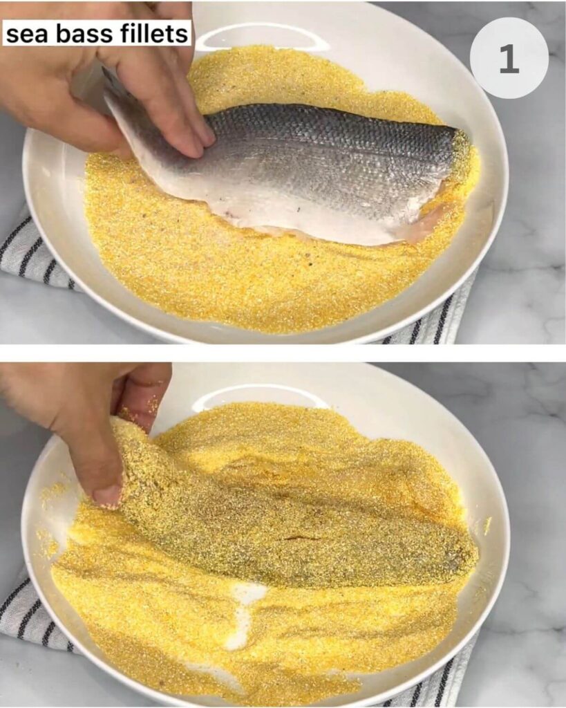 Cornmeal Crust Fried Fish (with Polenta & Garlic Sauce) - JoinYourLife4U