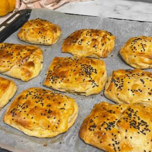 Romanian Sweet Cheese Pastry Placinta cu Branza