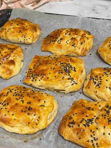 Romanian Sweet Cheese Pastry Placinta cu Branza
