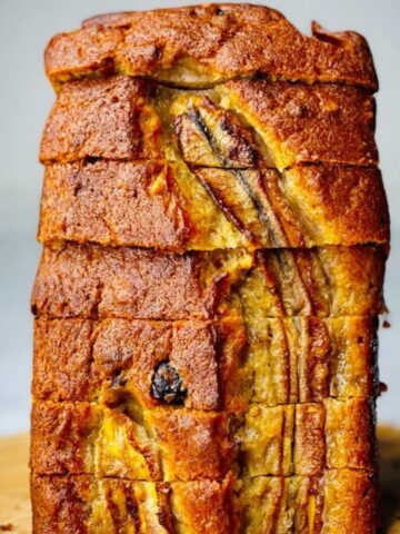 Maple Syrup Banana Bread with Walnuts