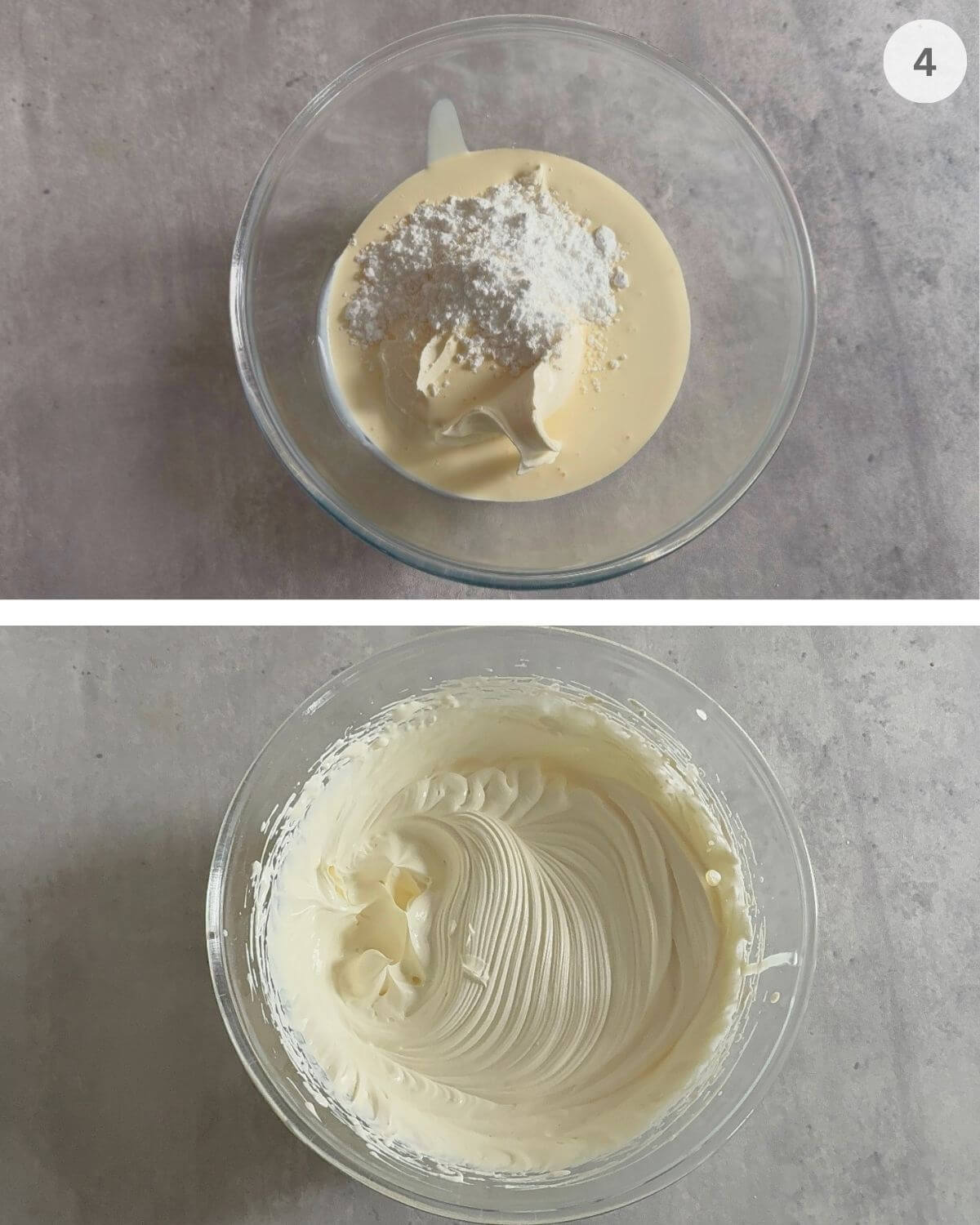 Mascarpone cream for Russian honey cake filling.
